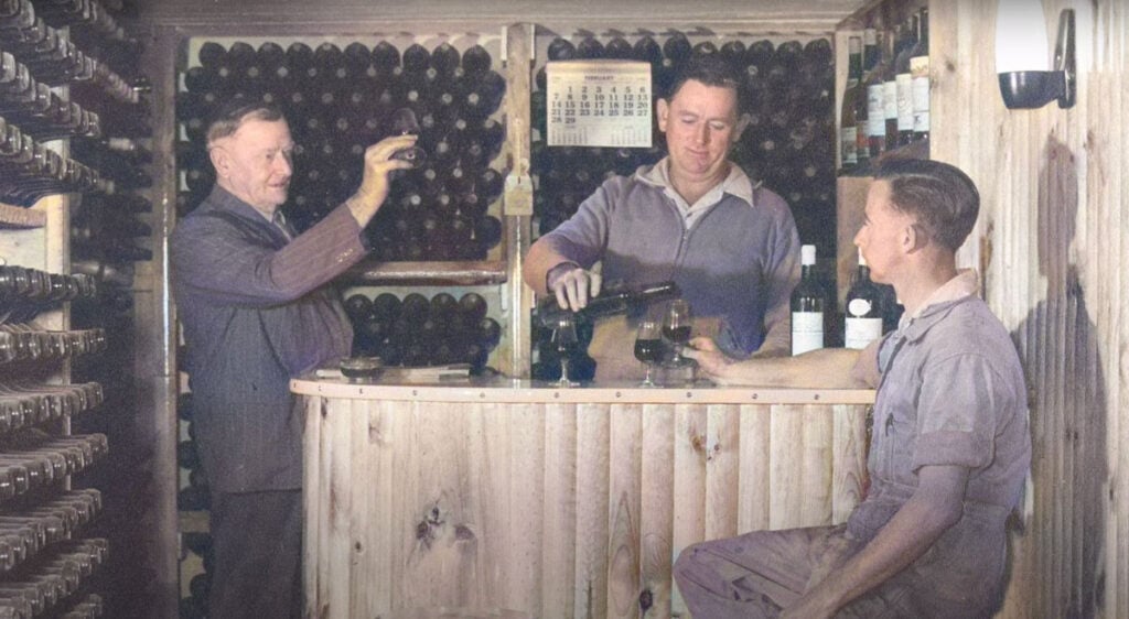 Bill Owen in the cellar door