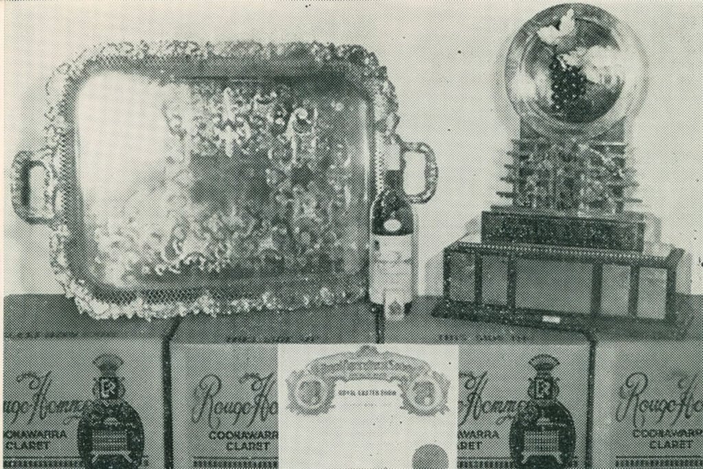 Some of the trophies awarded to Rouge Homme