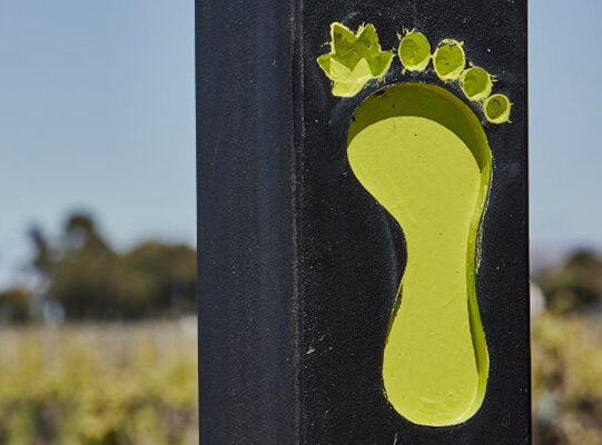 Coonawarra Winery Walking Trail sign