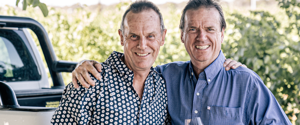 Portrait of Mal and Bruce Redman